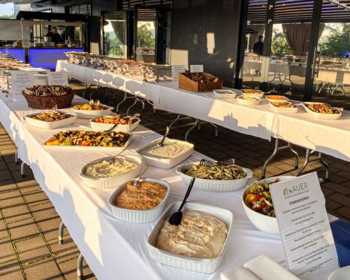 Buffet Firmenfeier von Auer Catering Lippstadt im BY Eventcenter